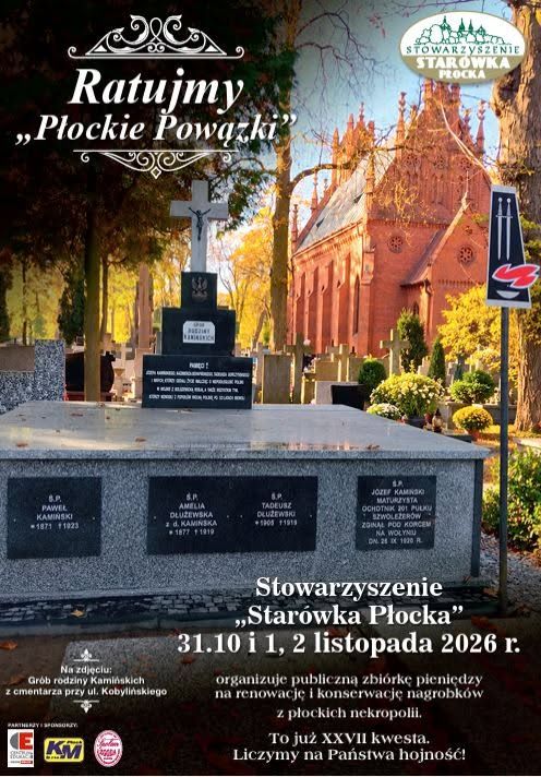 Trzy dni kwesty w Płocku. Zebrane pieniądze pomogą odnowić trzy zabytkowe groby