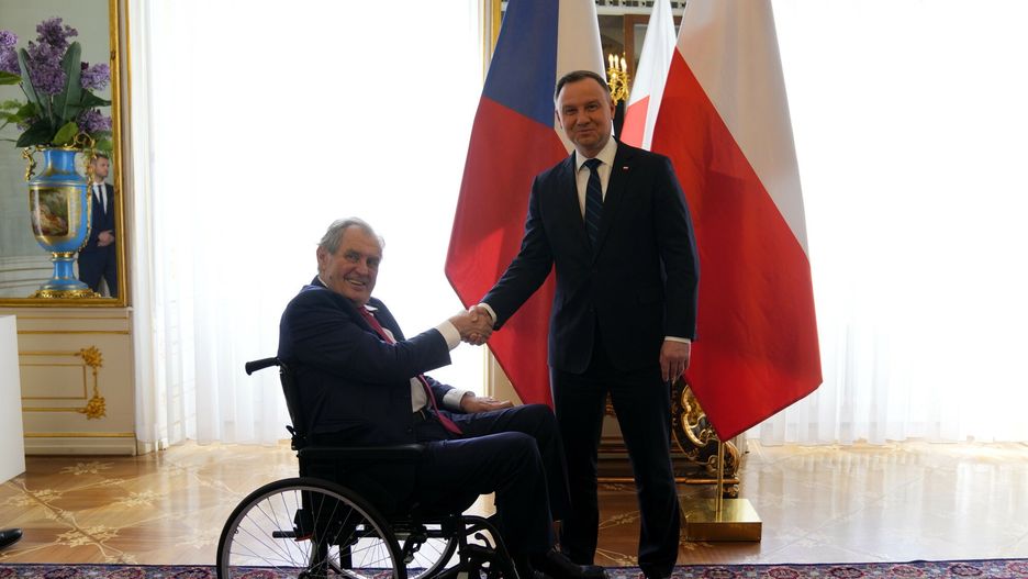 Prezydent Andrzej Duda z wizytą w Pradze w 2022 roku