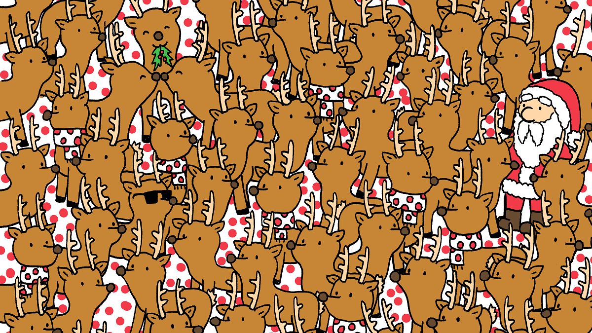 Sprawdź, czy znajdziesz Rudolfa!