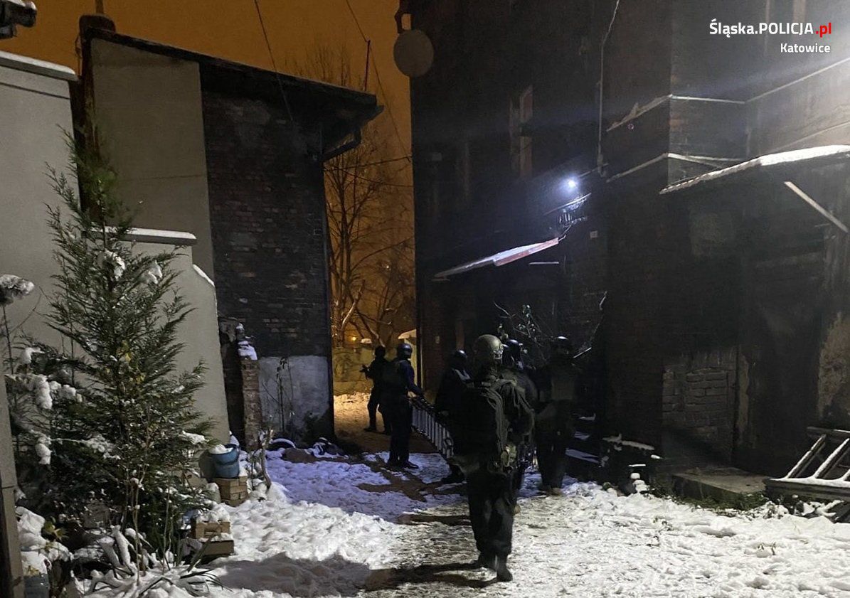 Akcja służb w Katowicach