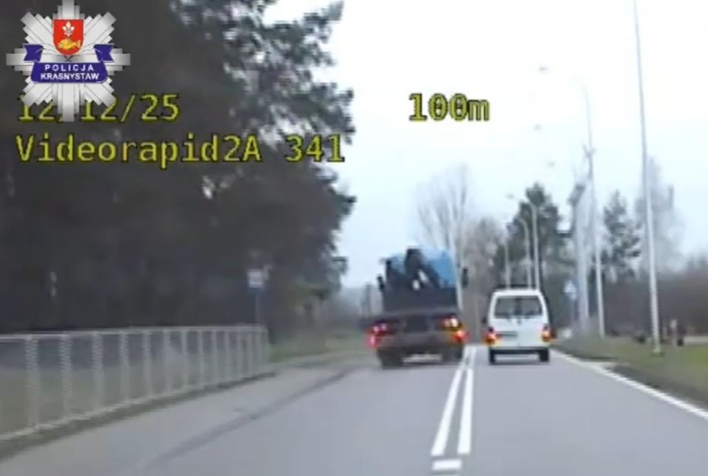 Krasnystaw: Kierowca ciężarówki wyprzedzał na przejściu dla pieszych