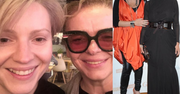 Dorota Szelągowska i Katarzyna Grochola na wspólnym selfie BEZ MAKIJAŻU. Fani: "I to jest prawdziwe zdjęcie no make-up"
