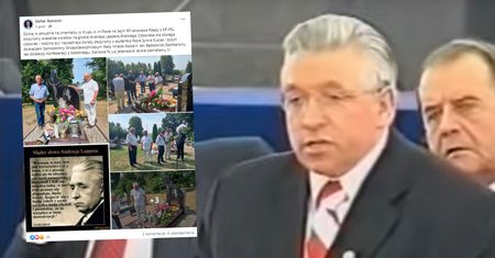 Tak wygląda grób Leppera w rocznicę śmierci. Widok świadczy o jednym