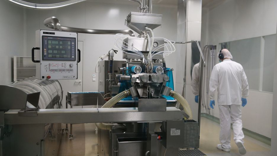 Sektor farmaceutyczny tworzą firmy produkujące leki  (na zdjęciu jedna z nich), ale też zajmujące się biotechnologią i badaniami. Branża coraz mocniej stawia na kadry z wiedzą i kompetencjami z obszaru analizy danych i IT, fot. T. Holod/Polska Press