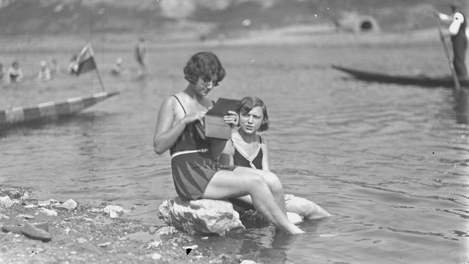 Plaża w Krakowie 1929