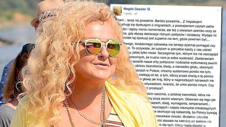 Magda Gessler o uchodźcach