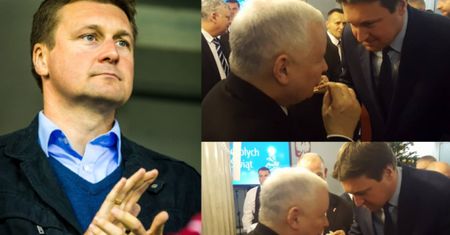 Poseł PiS OSKARŻANY O POBICIE ŻONY chwali się zdjęciami z... Wigilii z Kaczyńskim! Prezes wybaczył?