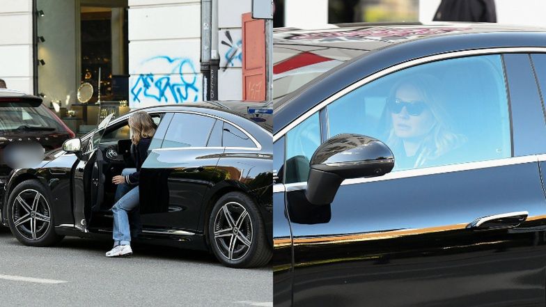 Małgorzata Socha przyłapana na zakupach. Odjechała mercedesem wartym krocie