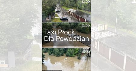 Radio Taxi Płock dla powodzian