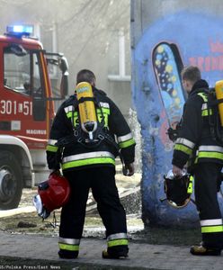 Pożar w bloku na Mokotowie. Dwie osoby ranne