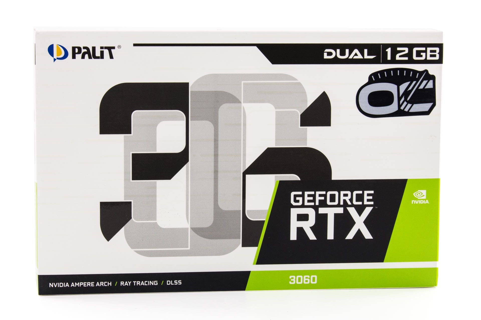 Palit GeForce RTX 3060 Dual OC - tak prezentuje się pudełko tej karty graficznej