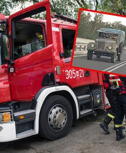 Nietypowe zdarzenie. Strażacy ścigali radziecką ciężarówkę