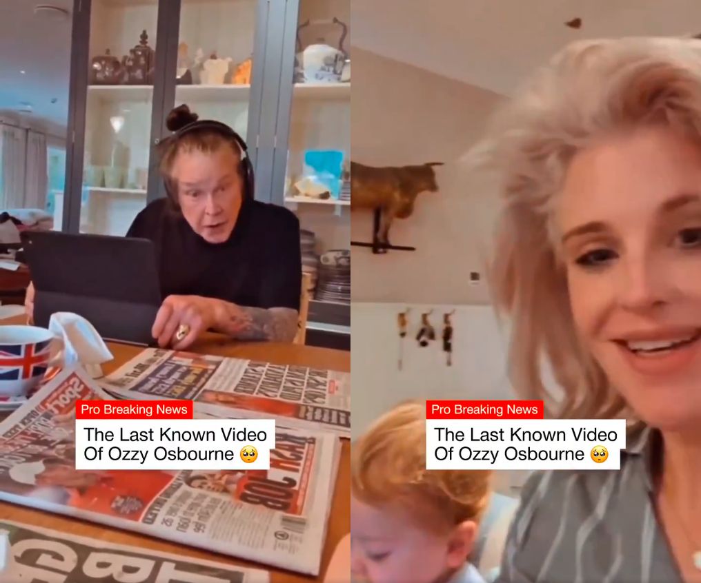 Kelly Osbourne pokazała ostatnie nagranie z ojcem