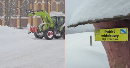 1,5 m śniegu w Bieszczadach. Pierwszy stopień zagrożenia lawinowego