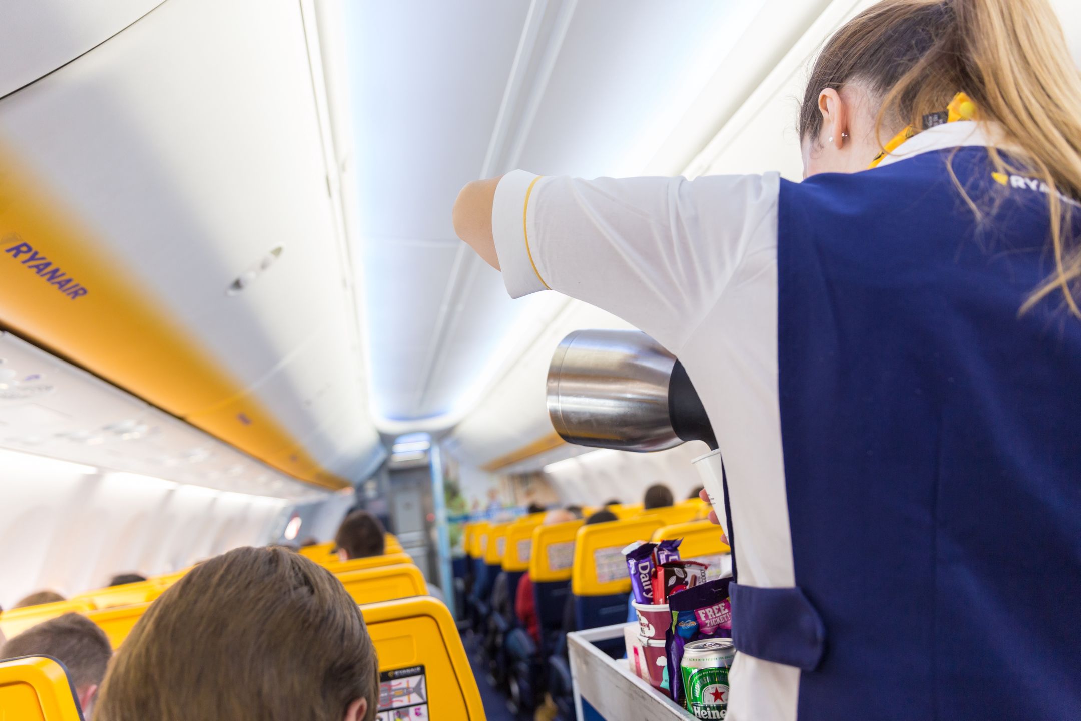 Najniżej oceniono jedzenie serwowane przez Ryanair 