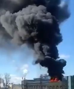 Płonie centrum medyczne w Moskwie. To już kolejny wielki pożar w Rosji