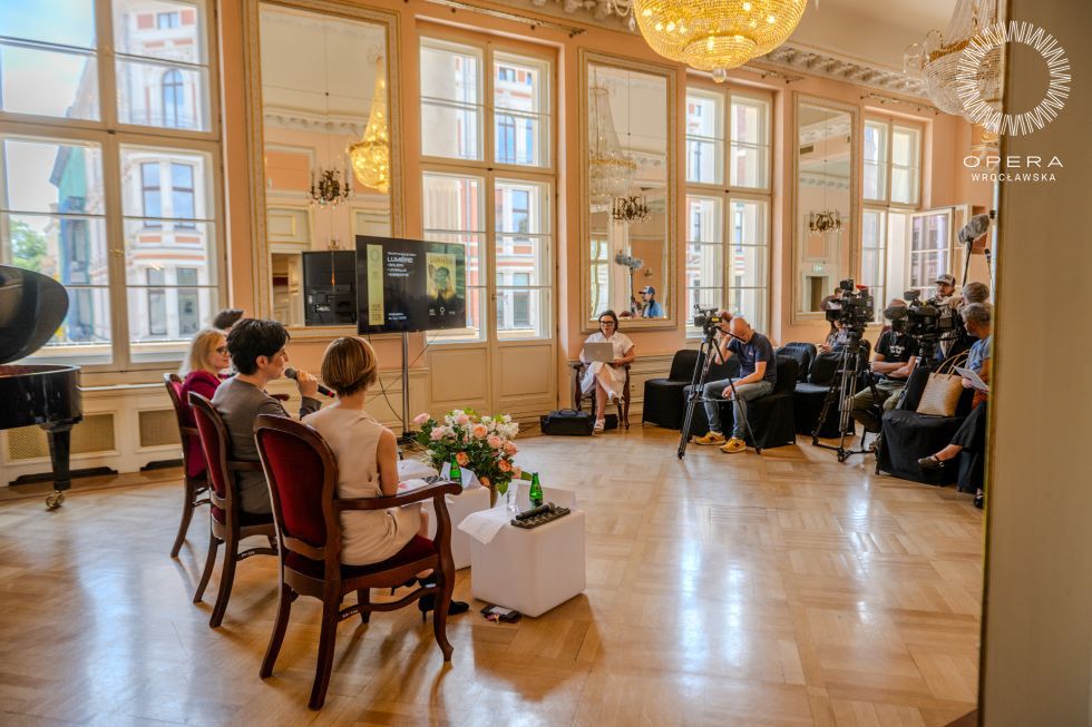 Konferencja prasowa zapowiadająca sezon 2025/2026 w Operze Wrocławskiej © materiały Opery Wrocławskiej