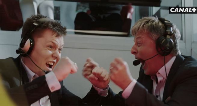 Kibicowskie „Przeżyj to sam” oraz Twarowski i Ćwiąkała pełni emocji reklamują PKO Ekstraklasę w Canal+ (wideo)