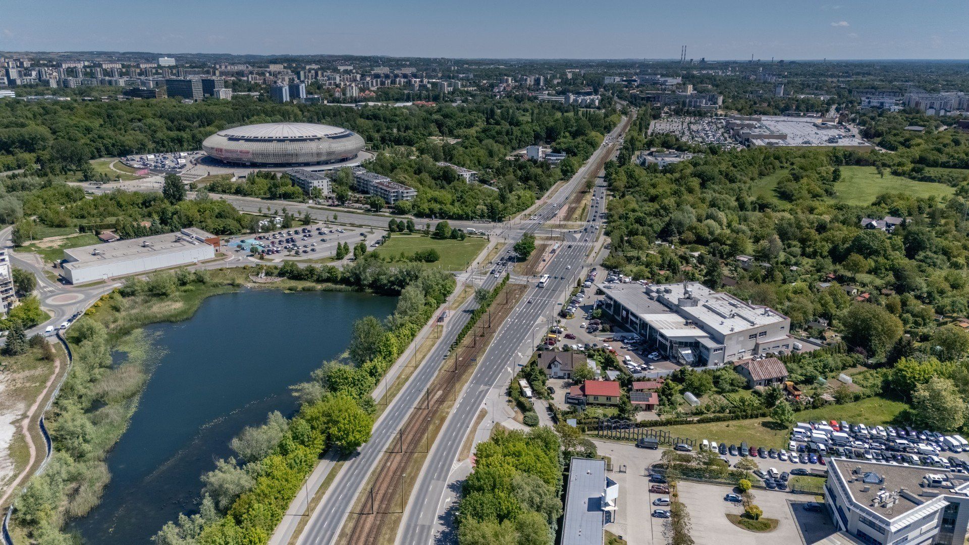 Teren pod dawnej galerii handlowej Plaza w Krakowie