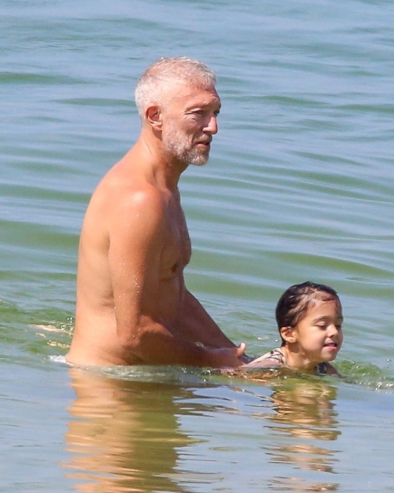 Vincent Cassel z córką