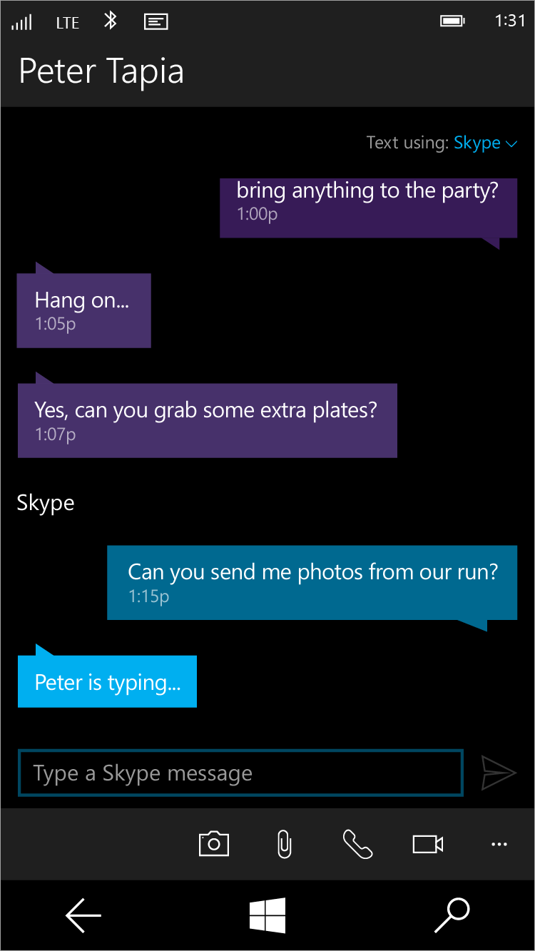 Skype w Windowsie 10 niczym iMessage, tylko lepiej 4