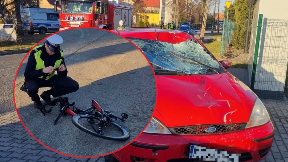 Potrącił prawidłowo jadącego rowerzystę. 36-latek nie żyje