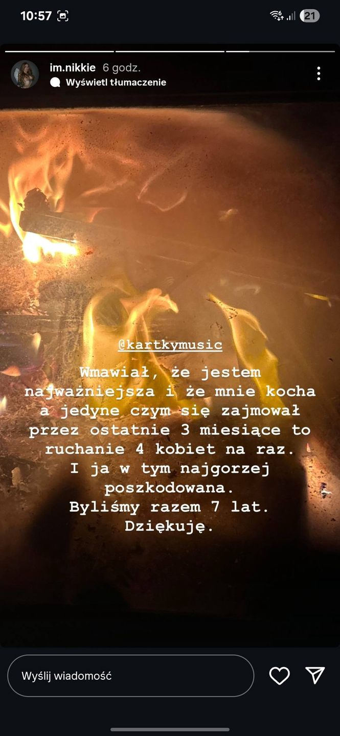 Była dziewczyna oskarża rapera Kartky'ego o przemoc i zdrady