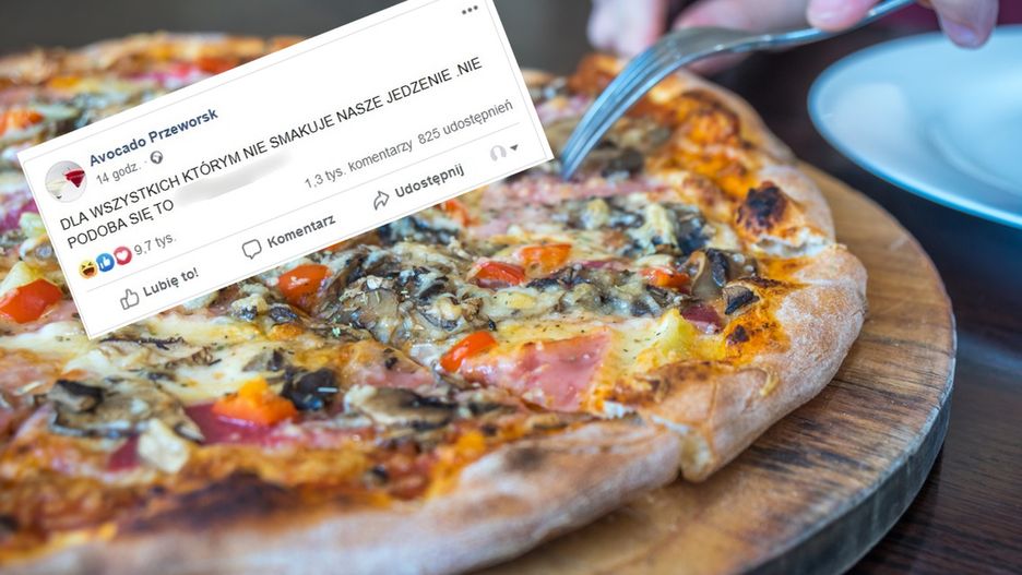 Na profilu facebookowym pizzerii Avocado pojawił się osobliwy post.
