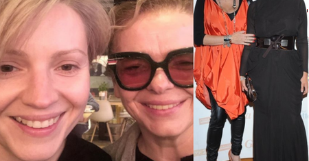 Dorota Szelągowska i Katarzyna Grochola na wspólnym selfie BEZ MAKIJAŻU. Fani: "I to jest prawdziwe zdjęcie no make-up"