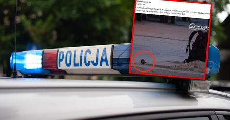 Wręczył policjantom przedmiot przypominający granat. Zamknęli ulicę