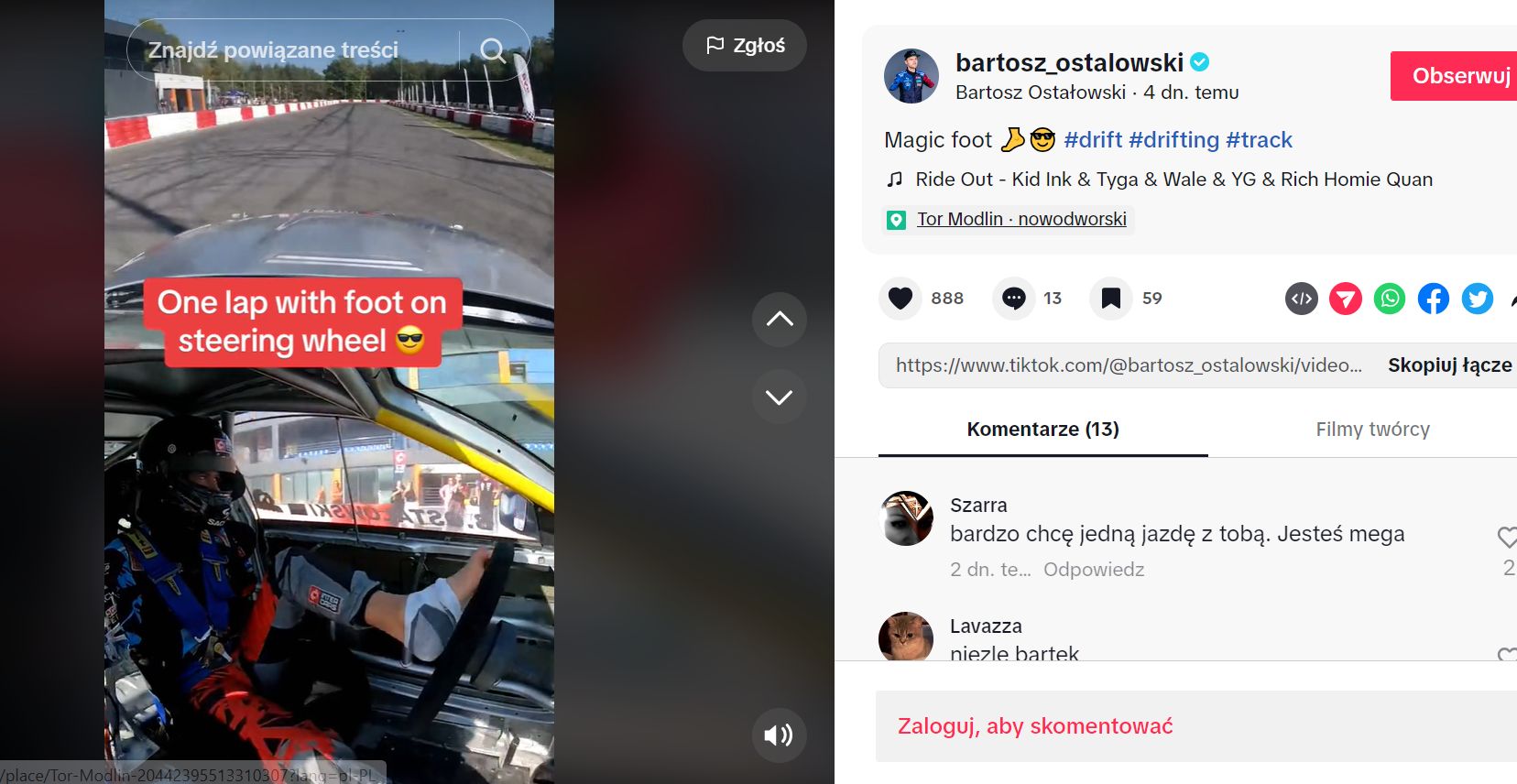 TikTok Bartka Ostałowskiego