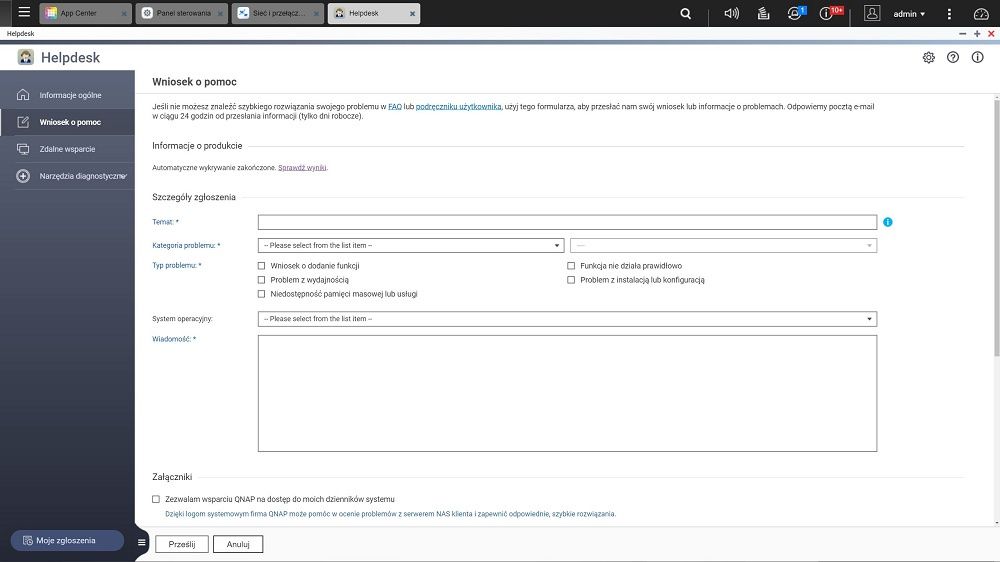 QNAP QTS - Helpdesk