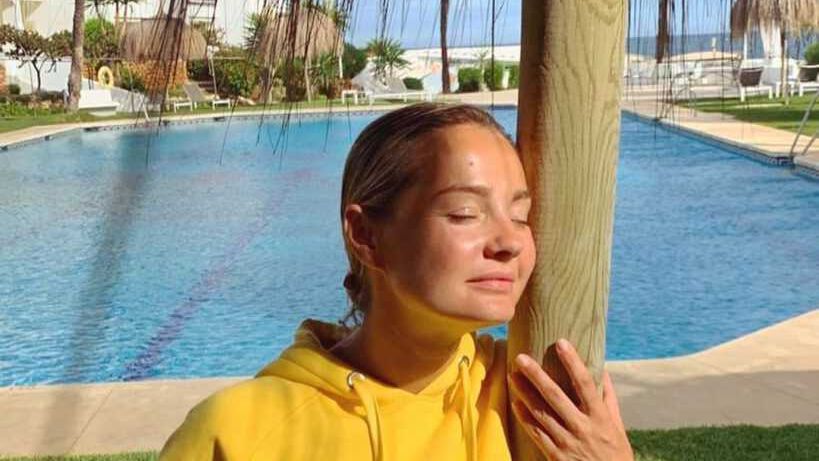 Małgorzata Socha na wakacjach