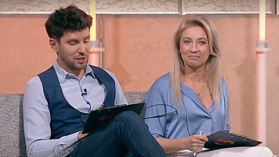 Piotr Wojdyło i Anna Hebda w programie "Hallo Kraków"