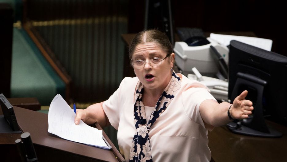 Krystyna Pawłowicz podniosła alarm