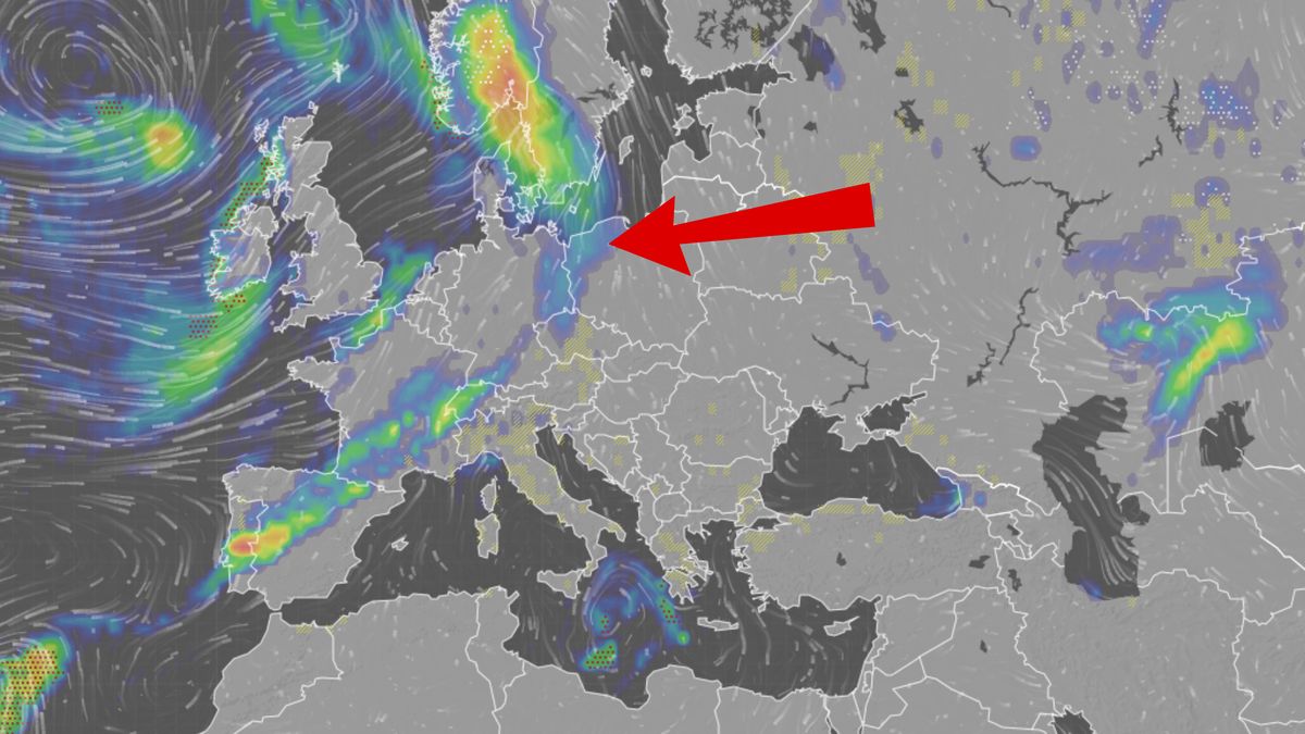 Prognoza pogody na 1/2 listopada dla Polski.