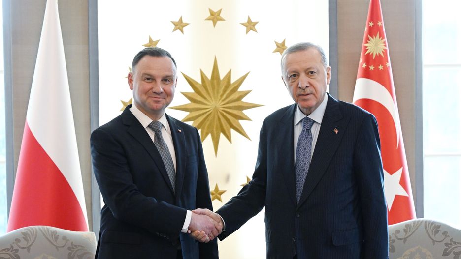 Prezydenci: Polski Andrzej Duda i Turcji Recep Tayyip Erdogan