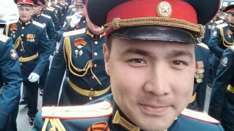 Por. Rustam Atrykow - ros. oficer skazany za szpiegostwoe