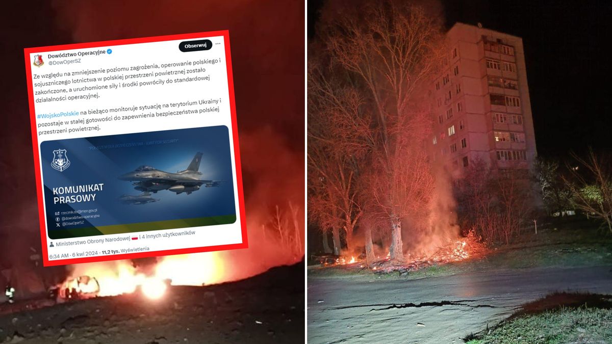 Dowództwo Operacyjne RSZ zareagowało na zmasowany atak na Ukrainę