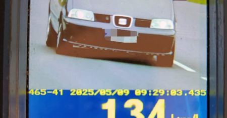 134 km/h przez miasto