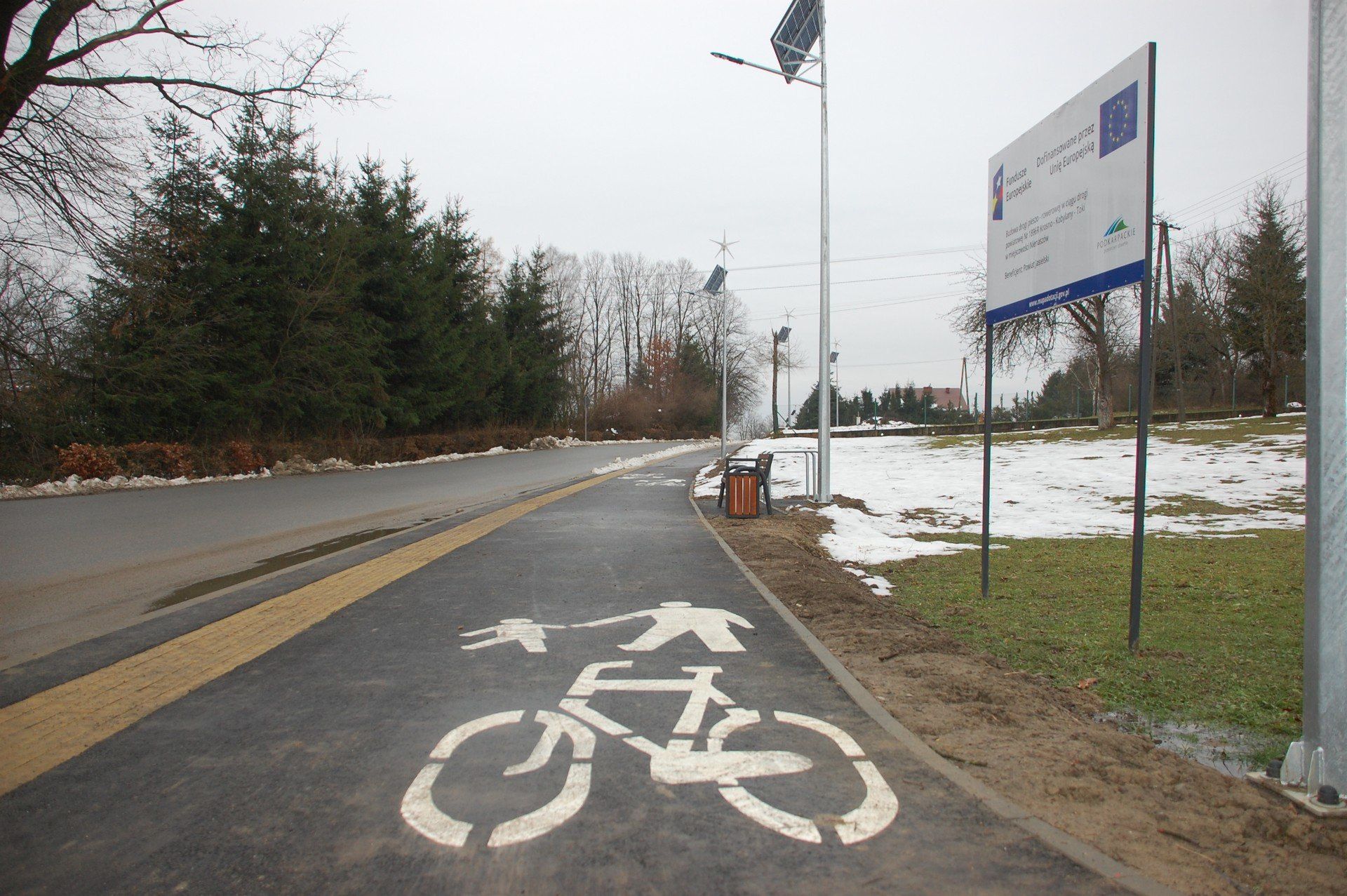 Otwarcie drogi pieszo - rowerowej w Nienaszowie