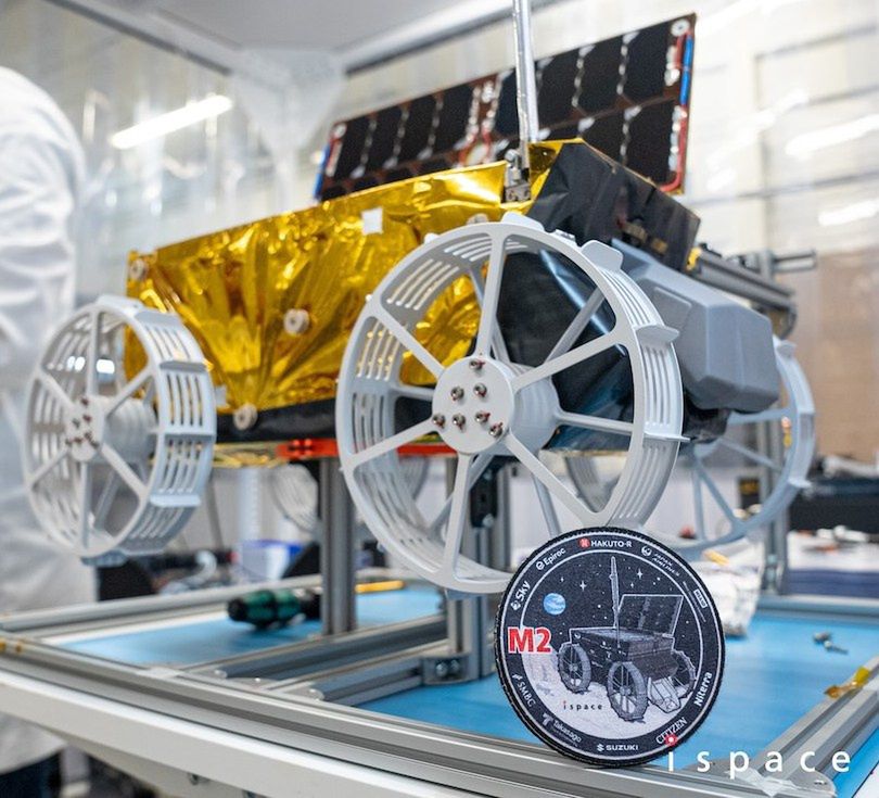 A small rover Tenacious, which was aboard the ispace Resilience lander.