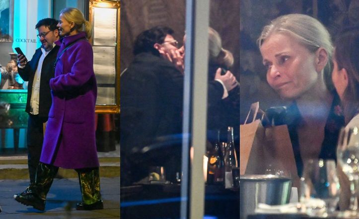 Małgorzata Foremniak z ukochanym w restauracji