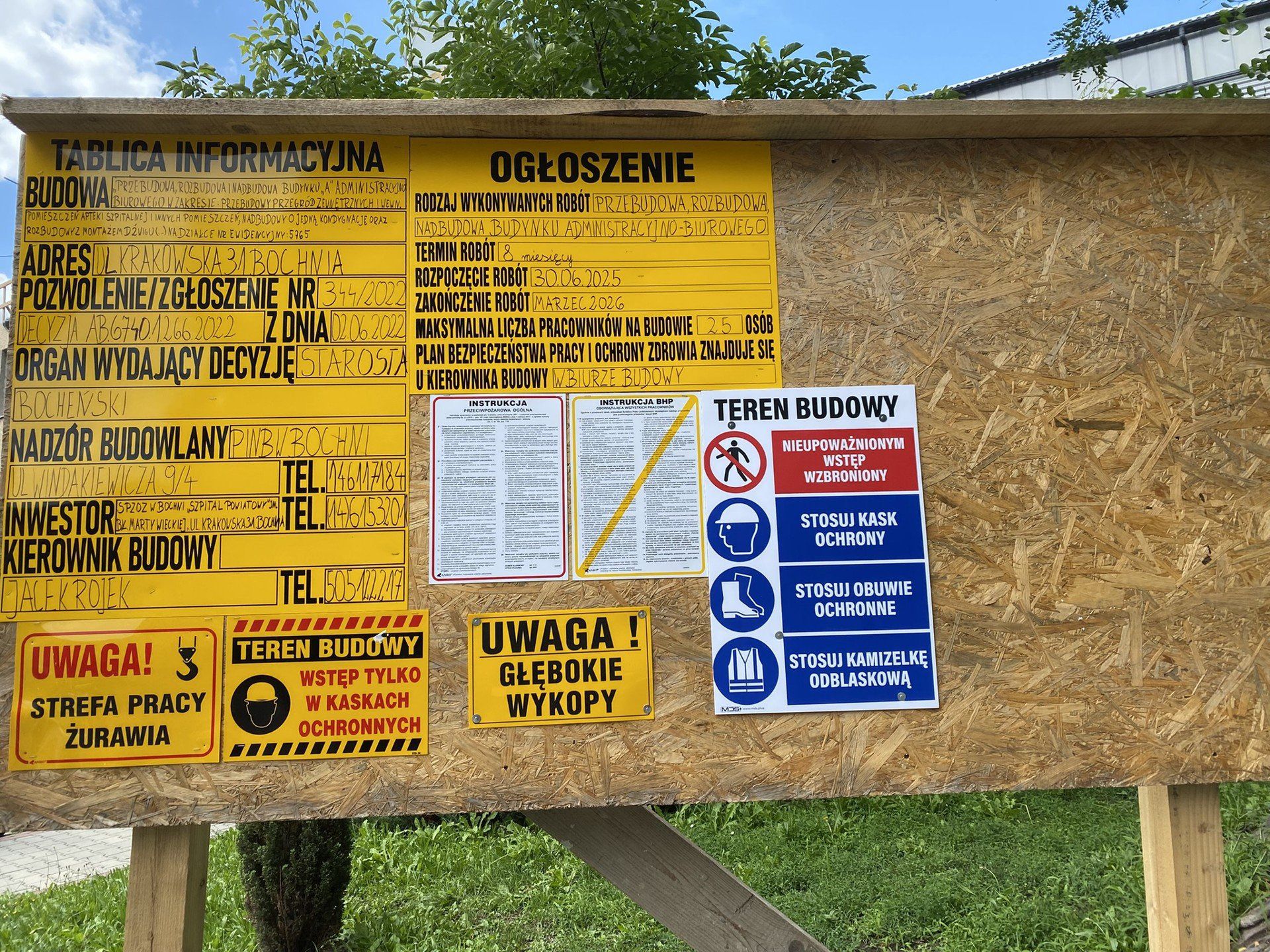 Rozbudowa budynku administracji szpitala w Bochni