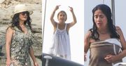 Salma Hayek dokazuje z rodzinką na jachcie. 16-letnia córka gwiazdy pokazała paparazzi środkowy palec (ZDJĘCIA)