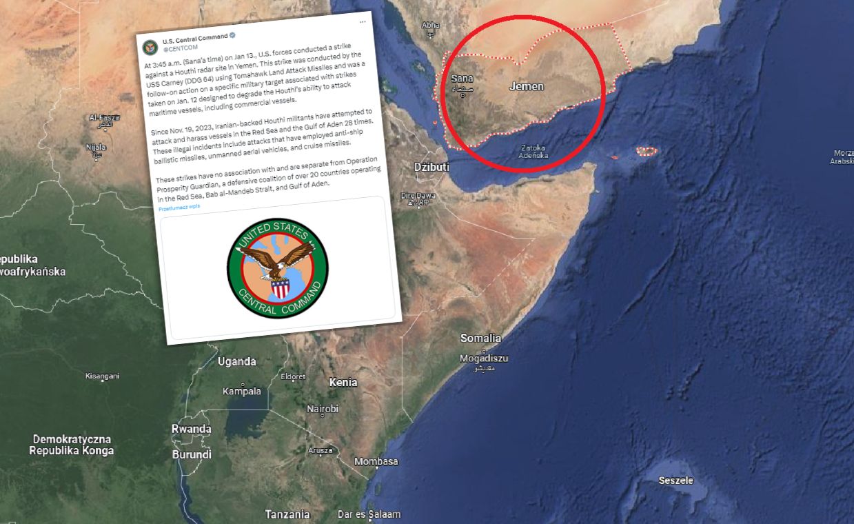 Atak pociskami Tomahawk. Ponowne uderzenie USA