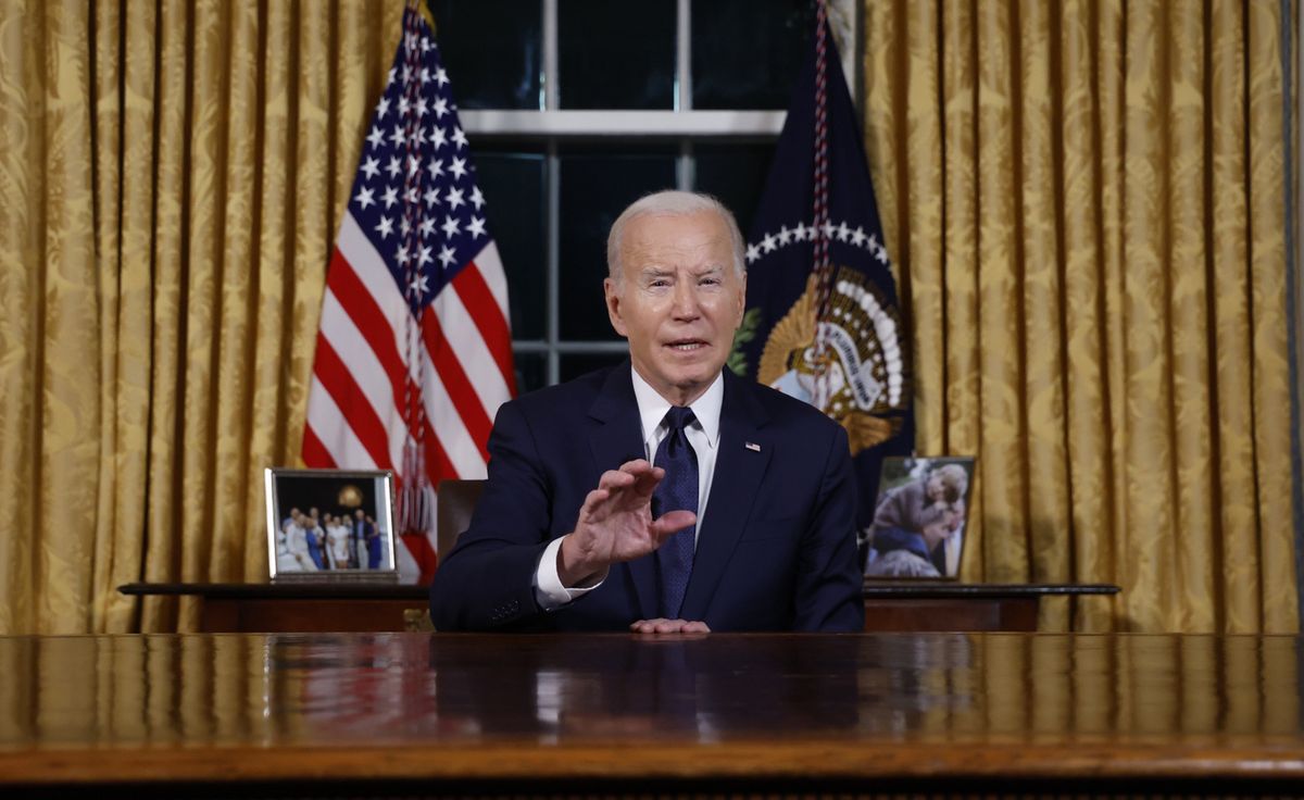 Prezydent USA Joe Biden wygłosił orędzie ws. wojen w Ukrainie i Izraelu. Mówił o Polsce