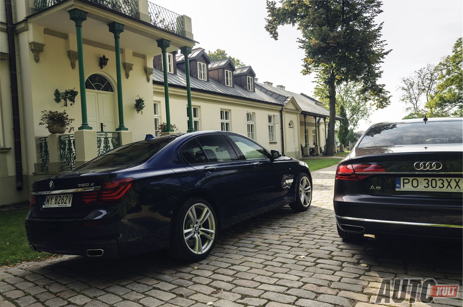 BMW 750d xDrive M-Sport kontra Audi A8 4.2 TDI quattro - test [galeria] 3