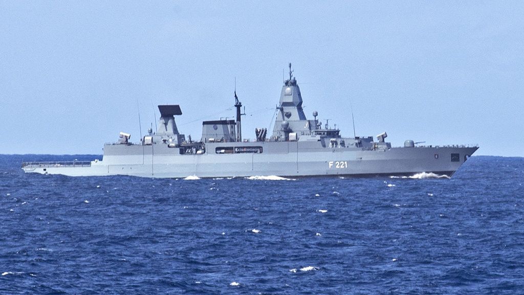 Hessen is a ship specialized in conducting air defense.