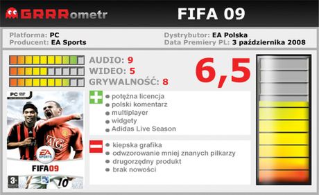 GRRRecenzja: Fifa 09 (PC i Xbox 360) 8